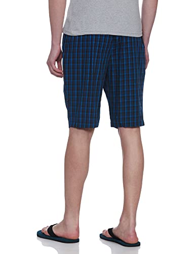 Image of Jockey 9005 Men's Super Combed Mercerized Cotton Woven Fabric Regular Fit Printed Bermuda with Side Pockets