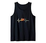 Vintage Jet Ski Conductor Regalo Latido Del Corazón Jet-Ski Camiseta sin Mangas