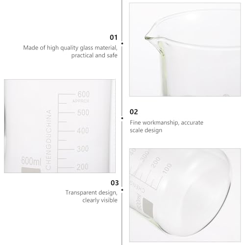 Bécher en verre de haute qualité résistant haute température