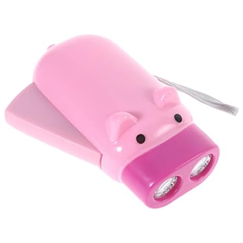SimpleLife Hand Pressing Power Pig 2 LED Flash Light Flashlight Wind-up Dynamo Torch Lamp Cover