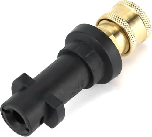 Adaptateur Universal à Raccord Femelle Rapide 1/4'' pour Kärcher - Connexion Instantanée pour K2 jusqu'à K7 (Adaptateur Karcher)