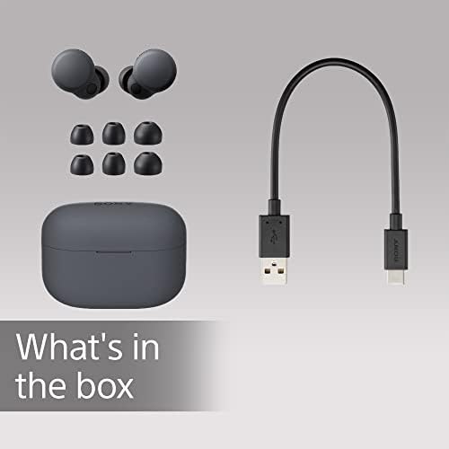 Sony LinkBuds S Truly Wireless Noise Cancelling Headphones - Multipoint connection - Ultra light for All-day Comfort with Crystal clear call quality - Up to 20 hours battery life - Black