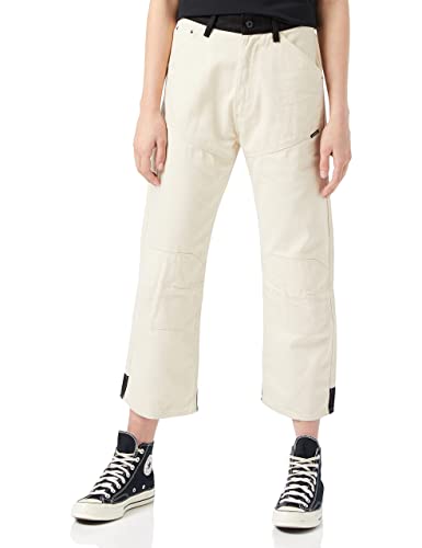 G-Star Raw 5620 3d Cropped Bootcut Pm Jeans Para Mujer, Beige Ecru D21066-C525-159 , 31w 32l G-Star Raw 5620 3d Cropped Bootcut Pm Jeans Para Mujer, Beige Ecru D21066-C525-159 , 31w 32l