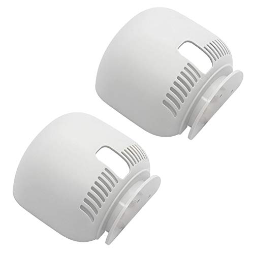 meiyan Soporte de Router para WiFi Soporte de Montaje en la Pared con Enrollador de Cable Seguridad y FáCil Uso en el Hogar en Todas Partes 2 Piezas