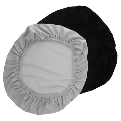 Healeved Cubierta Antipolvo Para Tanque De Inodoro Funda Elástica Lavable Protector Para Tapa 2 Unidades