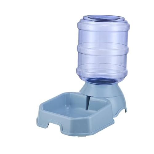 ペット自動給水器 給水器 ウォーターディスペンサー ペット用品 自動給水機 お留守番 ウォーターボトル 犬 猫用 3.8L 大容量 (ブルーブルーボトル,きゅうすいき)