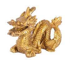 Feng Shui Resin Dragon Statue for Luck & Success Ornaments Home Office Decor Figurine Collectible Ideal for Attracting Wealth for Home office Décor Altar Bookshelf Desktop Brings Good Luck