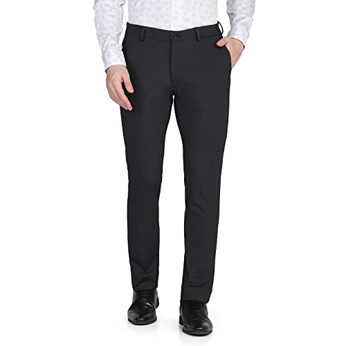 Image of blackberrys Structured Nylon Slim Fit Mens Work Wear Trousers