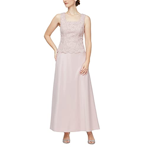 Elegant Blush Dress with Lace Jacket for Special Moments - Image 3