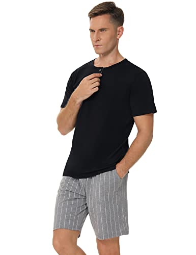 Uniexcosm Pigiama da Uomo, Pigiama a Righe Uomo