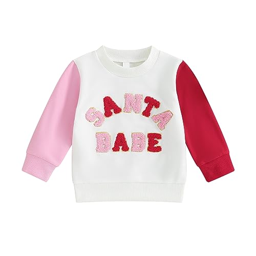 Toddler Baby Girl Boy Christmas Outfit Merry Christmas Sweater Long Sleeve Shirt Sweatshirt Fall Winter Clothes