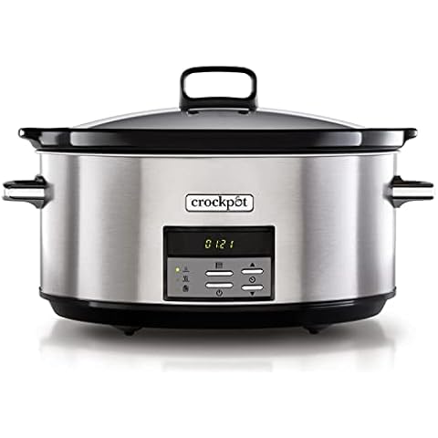 Crock-Pot Olla de cocción lenta digital gran capacidad Cover