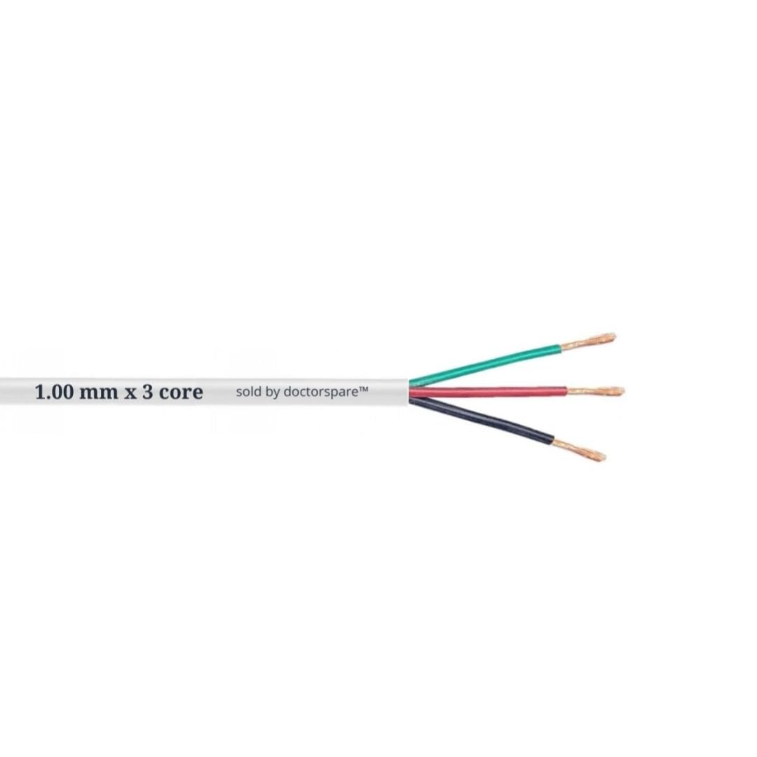 1.0 Sq. mm 3 Core Round Copper Wires & Cables for Home, Domestic & Industrial Electrical Connections – White (15 metres) (B0CQH787LY) Amazon Price History, Amazon Price Tracker