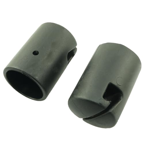 YTgilo 6PCS Plastic Trampoline Enclosure Pole Cap for Flat Steel Sheet Top Ring System Suitable for 1.26 inch Trampoline Enclosure Pole Cap Trampoline Replacement Parts Caps Net Post Top Bracket