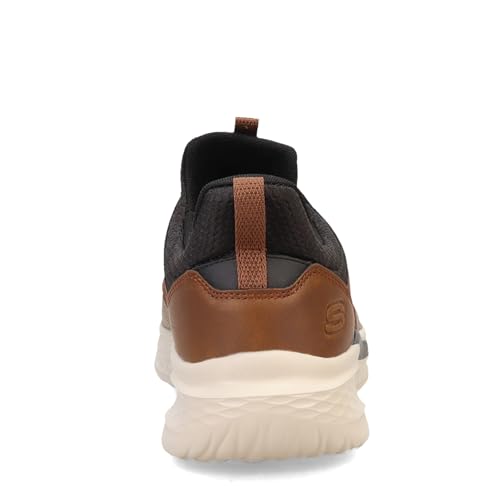 Slade - Breyer Knitted Bungee Sneaker,Brown/Tan,7 Medium