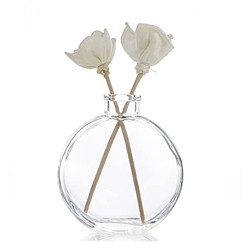 Clear 150ml/5oz Empty Glass Diffuser Bottle - Aromatherapy Storage Container for DIY Replacement Diffuser Sticks Sets, Crafts & Decor