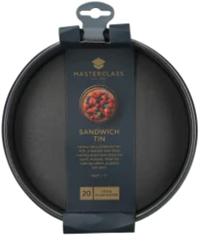 MasterClass Non-Stick Round Sandwich Tin with Loose Base, 18 cm (7")