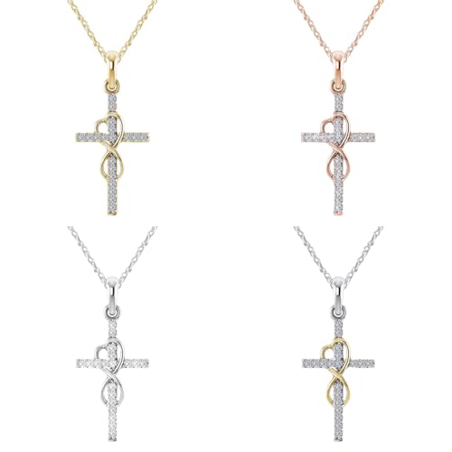 Collier croix religieuse en argent pour style quotidien