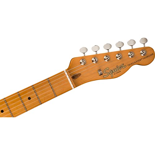 Squier FSR Classic Vibe ’60s Telecaster Thinline MN Desert Sand – Guitare Électrique - Les Beatles, Paul McCartney, John Lennon, RIngo Starr, George Harrison Squier FSR Classic Vibe '60s Telecaster Thinline MN Desert Sand - Guitare Électrique – Image 7