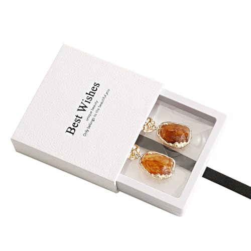 PUPPYSEW 40 PCS Transparent PE Fi lm Jewelry Storage Box, 3D Floating Display Jewelry Box for Ring Earring Necklace Bracelet - Dustproof & Portable (White)