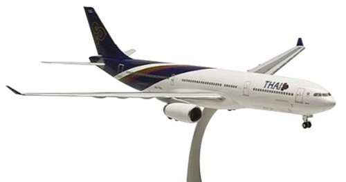 Aircraft Scale Model, Airbus A330-300 Thai, Scale 1:200 (with Stand & Gear)