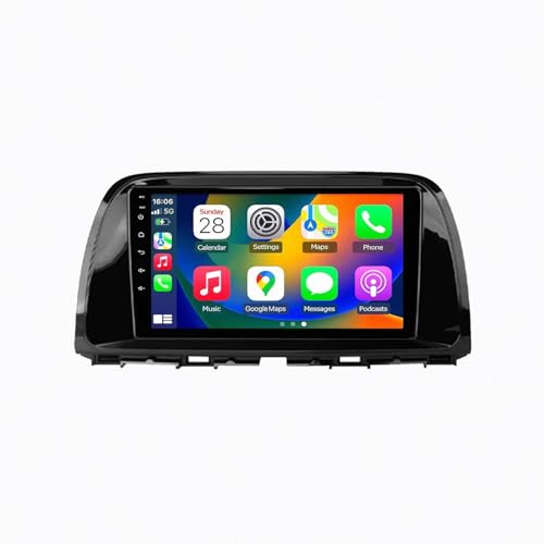 Pantalla Carplay coche Android Auto inalámbrico para Mazda CX-5 2012-2015 autoradio GPS 32G