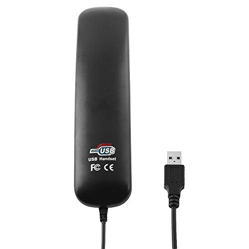 BestPlug Téléphone & Fax Accessoire téléphonique avec Port USB et câble spiralé 1,8 m pour PC ou Ordinateur Portable (Version améliorée)