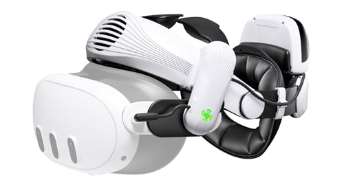 Image of Kawaye for Meta Quest 3S /Quest 2 /Quest 3 Head Strap with Fan, Adjustable Halo Strap Replacement for Elite Strap, VR Headset Strap Enhanced Support&Comfort Reduce Facial Pressure-MQ5000