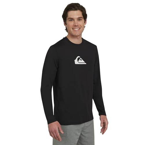Quiksilver Men's Swimwear Regular Fit UPF 50 Long Sleeve Sun Tee Rash Guard Shirt (S-XXL)3
