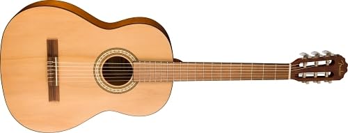Fender Classic Design CN-25 Nylonsaiten, Walnuss-Griffbrett, klassische Akustikgitarre, Natur