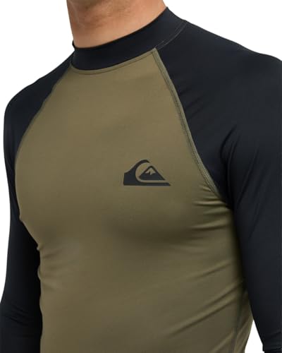 Quiksilver Everyday UPF50 LS Surf-T-Shirt für Herren, Grün
