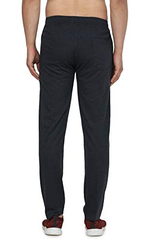 Image of Trackpants for Men - Regular Fit, Cotton Hoisery, Ultra Soft, Comfortable, Lightweight, Ziper Pockets, Front Zip, Back Pocket, Solid Mnimal