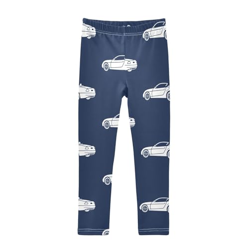 Girls' Leggings Car Blue Kids Yoga Tights Pants 1 Pack 2302313