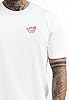 Neverless® Men's T-Shirt Back Print Tiger Motif Back Print and Chest Logo Summer Fashion Street Style, Karma Club White, 4XL #4