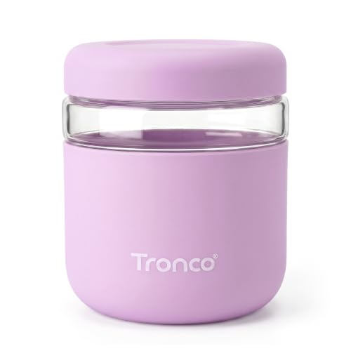 Image of Tronco 32 oz Glass Food Storage & Lunch Bowl Containers with Airtight Lids