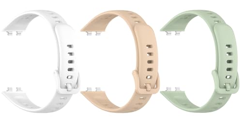 [SHEAWA] for HUAWEI Band 11 Pro/11 �o���h �����o���h 3�_�Z�b�g �x���g �V���R�� �ւ��x���g �����p�X�g���b�v �݊��i �A�N�Z�T���[ (�z���C�g+���C�g�s���N+���C�g�O���[��)