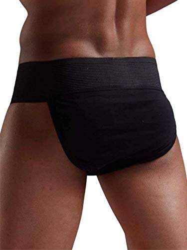 Image of JUST RIDER Gym Cotton Supporter with Cup Pocket Athletic Fit Brief Multi Sports Underwear Outdoor Inner and Wear Soft Underpants