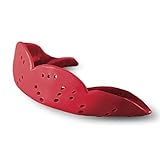 Latwne Sport Mouth Teeth Protector Adults Mouthguard Tooth Brace Protection Rugby Karate,Red