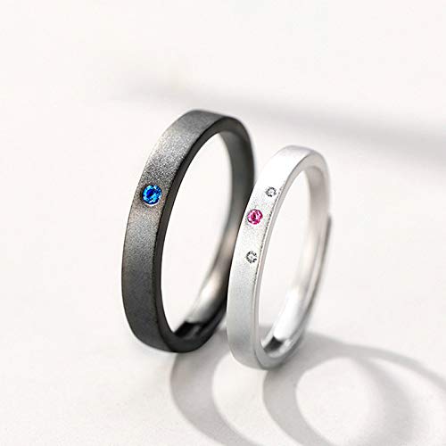Bague argent taille réglable pour couple fini les erreurs de taille de doigt - 3