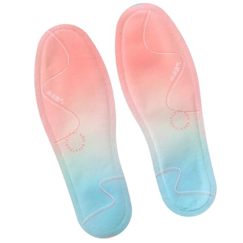 クラウドソールアスレチックインソール:スポーツウォーキングとワークアウトシューズの冷却快適さ(サイズ36-43)冷却通気性インソール