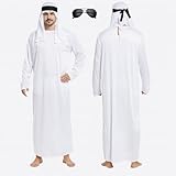 [monoii] アラブ コスプレ 石油王 コスチューム ハロウィン 仮装 民族 衣装 ターバン c016