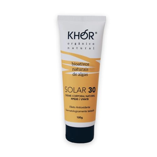 Protetor Solar Natural FPS30/UVA15 KHOR - 100g