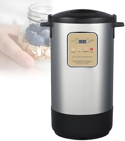 12L/18L Electric Fermenter Machine - Commercial Fermentation Equipment with Time & Temperature Control for Yogurt, Cheese, Fruit Wine - Ideal for Home & Business Use