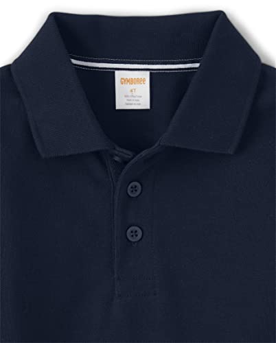 Gymboree Boys And Toddler Short Sleeve Polo Shirt, Navy Slate, 3T #TOP2