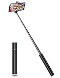 【Ultraleicht und Ultrakompakt】- Mit nur 16,6 cm (eingeklappt) & 106 Gramm Gewicht passt dieser mini Selfie Stick in jede Hand- und Hosentasche. Die Selfie Stange ist bis zu 65cm erweiterbar. Wenn sich das Produkt in einem kontrahierten Zustand befindet, ist es wie ein kleiner Zauberstab. Es ist der kleinste, leichteste und exquisiteste Selfie Stick auf dem Markt, so dass Sie ihn an jedem beliebigen Ort einsetzen können