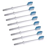 NOLITOY 1set Replacement Brush Heads for Water Toothpick Accessories Compatible with Oral Irrigators Durable Design for Cleaning Below Gumline Quantity 8pcs