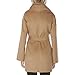 T Tahari womens Double Face Wool Blend Wrap Coat With Oversized Collar Jacket, Camel, Large US