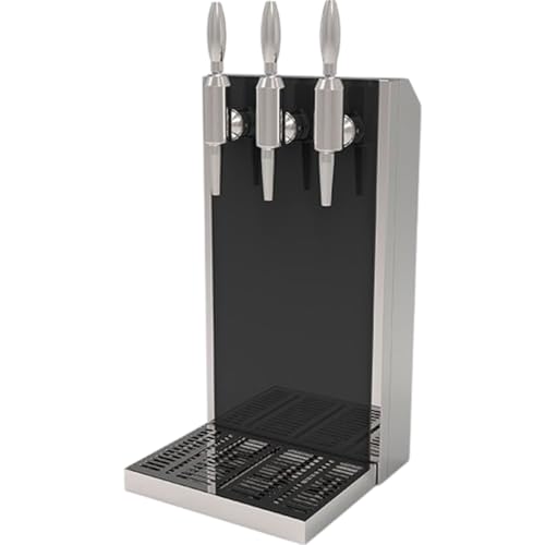 BieTal® BT-603-TAP mit Schankhähnen Theken Gastronomie Sprudelwasser Aqua Wasser Schanksäule Zapfstelle Zapfsäule Zapftower Sodaarmatur 3 leitig für Hotels, Bars, Restaurants, Bistros, Pubs