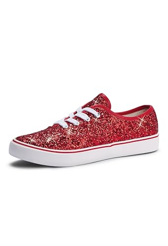 Balera Glitter Low-Top Sneakers for Girls & Women Perfect for Dance