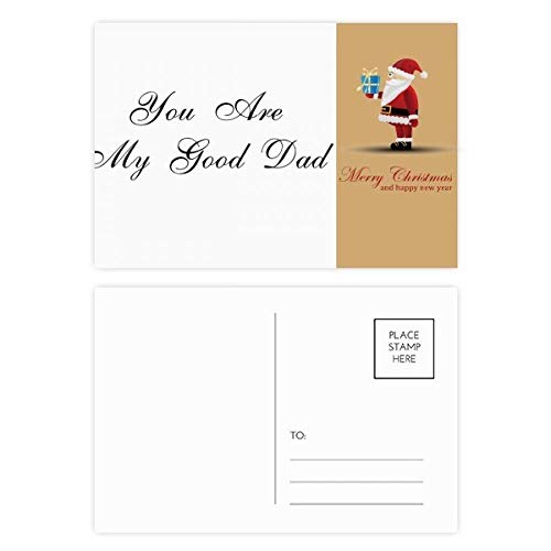 Cartes postales Père Noël Good Dad pour éviter la panne d'idées de vœux